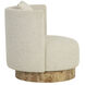 Fortis Santa Cruz Oatmeal Swivel Lounge Chair